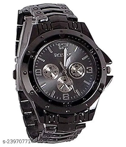 Luxury Inspired Black Arabic Dial Watch